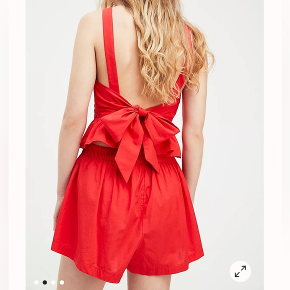 SOLD Free People Fez Set in Red Tulip size XS - Picture 2 of 13